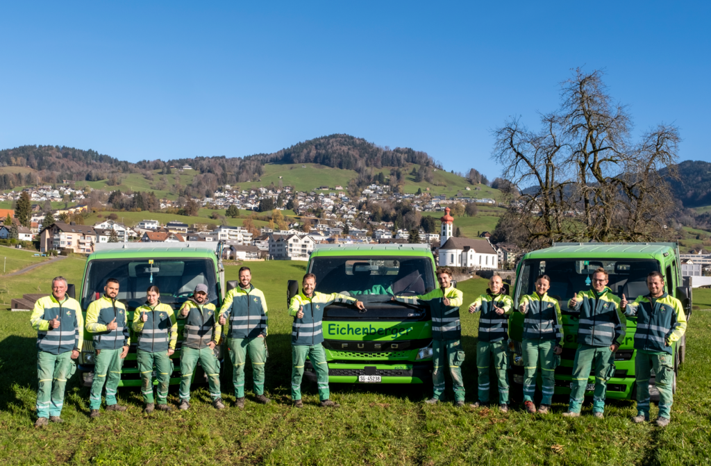eichenberger gartenbau gommiswald team2